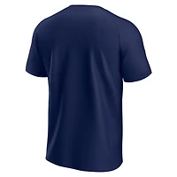 Men's Fanatics  Navy Tampa Bay Rays Raglan T-Shirt