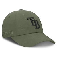 Casquette ajustable Fanatics Olive Tampa Bay Rays Pine Rider pour homme