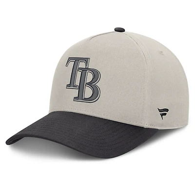 Casquette ajustable Wonder A-Frame Tampa Bay Rays pour homme, couleur pierre/graphite, de la marque Fanatics.