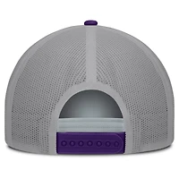 Men's Fanatics White/Purple Tampa Bay Rays On Deck A-Frame Snapback Hat