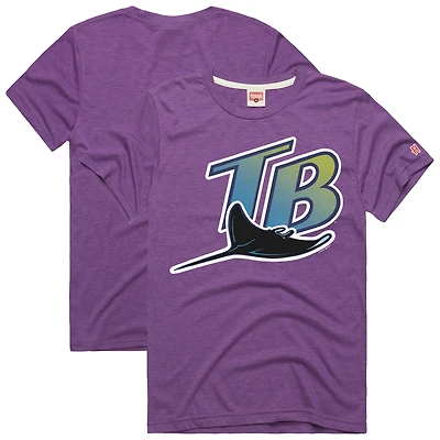 Men's Homage  Purple Tampa Bay Rays Hyper Local Refresh T-Shirt