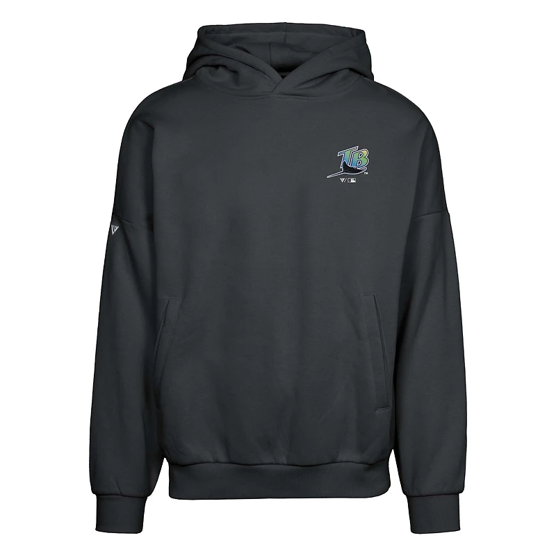 Sweat à capuche noir Tampa Bay Rays Contact Pro Card pour homme de Levelwear