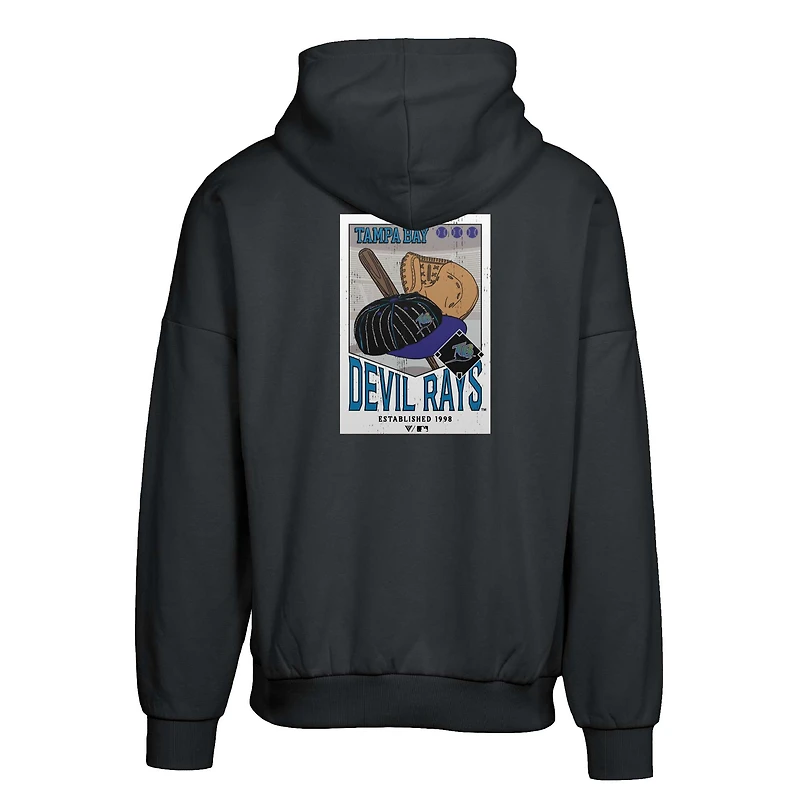 Sweat à capuche noir Tampa Bay Rays Contact Pro Card pour homme de Levelwear