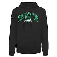 Sweat à capuche carreaux noir Tampa Bay Rays St. Patrick's Day Podium pour homme Levelwear