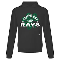 Sweat à capuche manches longues pour homme avec motif trèfle relais de la Saint-Patrick des Tampa Bay Rays Levelwear vert