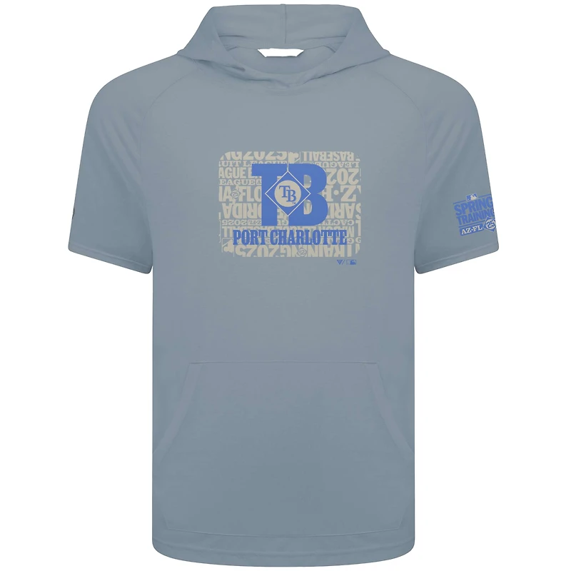 Men's Levelwear Gray Tampa Bay Rays 2025 Spring Training Phase Hoodie T-Shirt