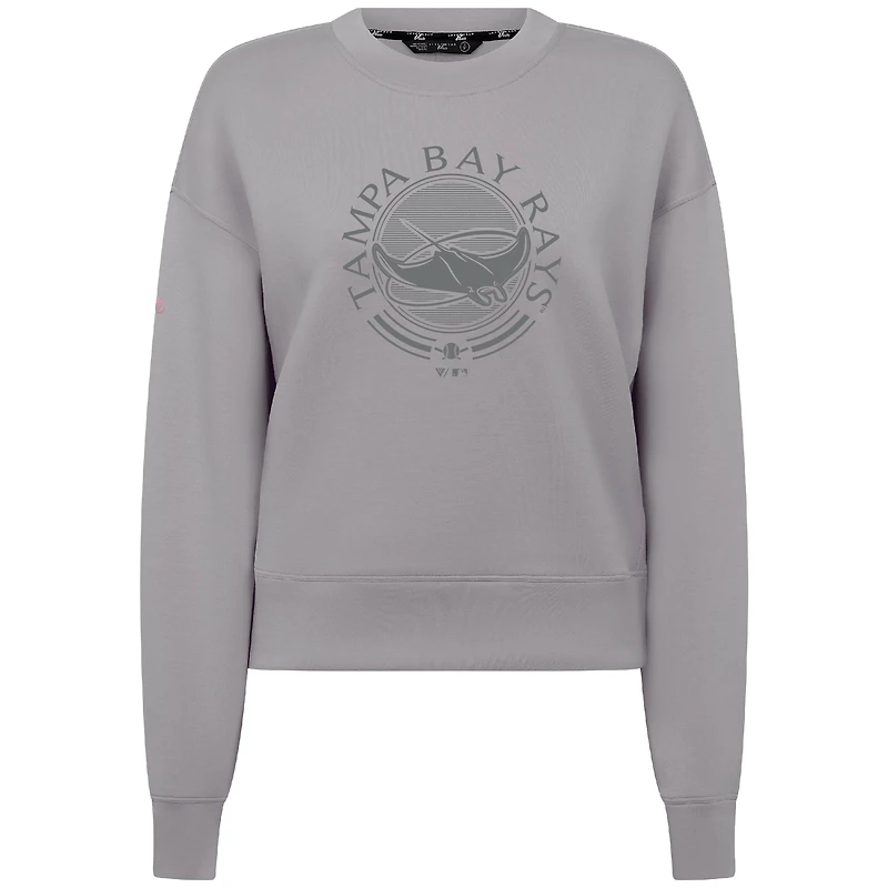Men's Levelwear Gray Tampa Bay Rays Sponge Pullover Sweatshirt
