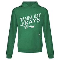 Sweat à capuche manches longues pour homme avec bottes de relais la Saint-Patrick des Tampa Bay Rays Levelwear, vert