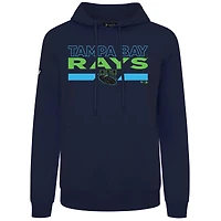 Men's Levelwear Navy Tampa Bay Rays Accolade Podium No Hitter Pullover Hoodie