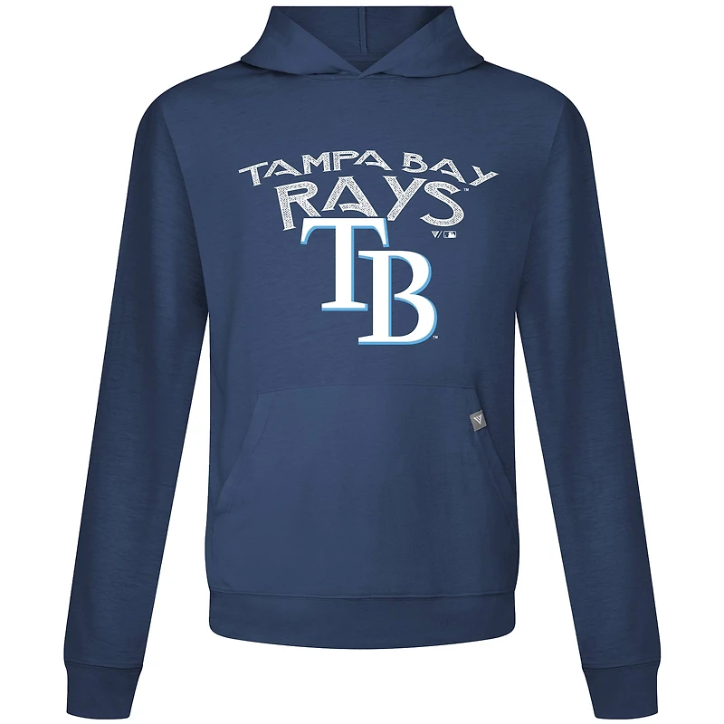 Sweat à capuche bleu marine pour homme Levelwear Tampa Bay Rays Accolade Relay Mission
