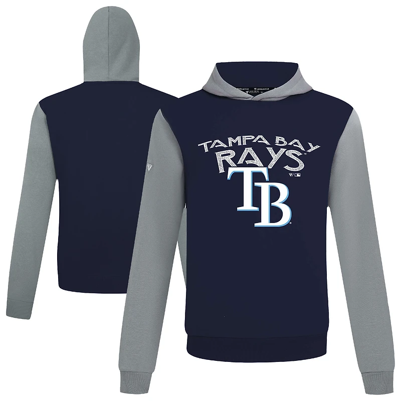 Men's Levelwear Navy Tampa Bay Rays Accolade Ultimate Mission Pullover Hoodie