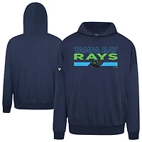 Sweat à capuche bleu marine pour homme Levelwear des Rays de Tampa Bay City Connect Contact No Hitter
