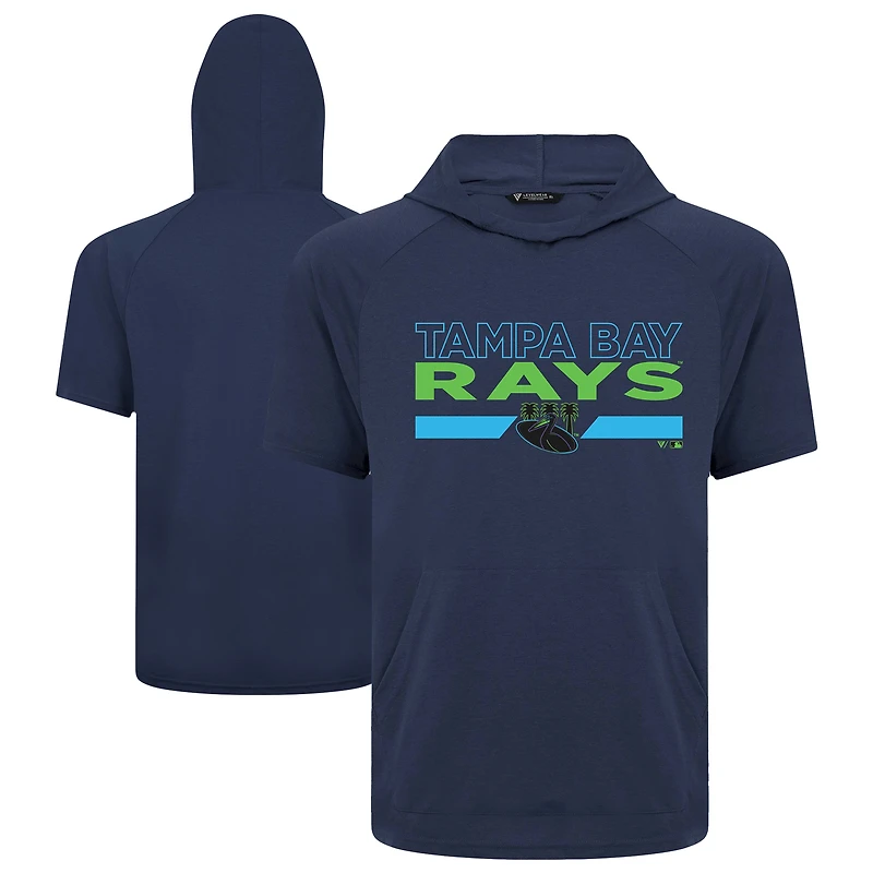 Men's Levelwear  Navy Tampa Bay Rays City Connect Phase No Hitter Hoodie T-Shirt