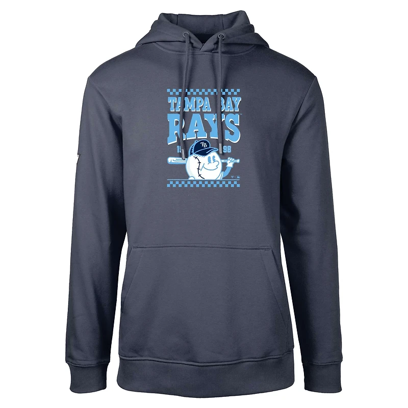 Men's Levelwear Navy Tampa Bay Rays Podium Inaugural Pullover Hoodie
