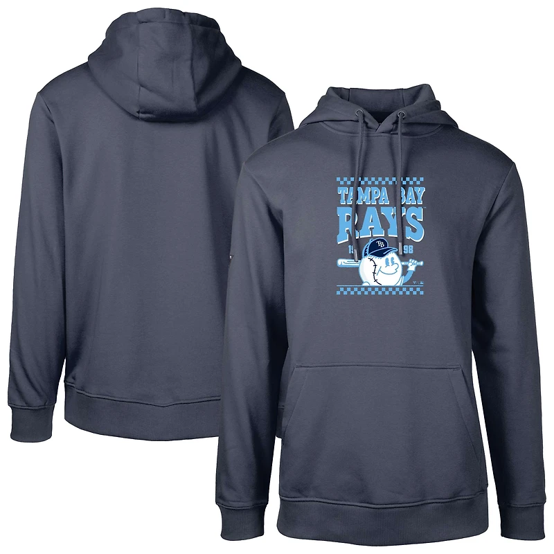 Sweat à capuche bleu marine Tampa Bay Rays Podium Inaugural pour homme Levelwear