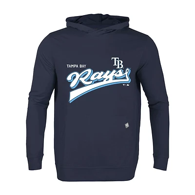 Sweat à capuche bleu marine Tampa Bay Rays Relay Vintage Team 2.0 pour homme de Levelwear
