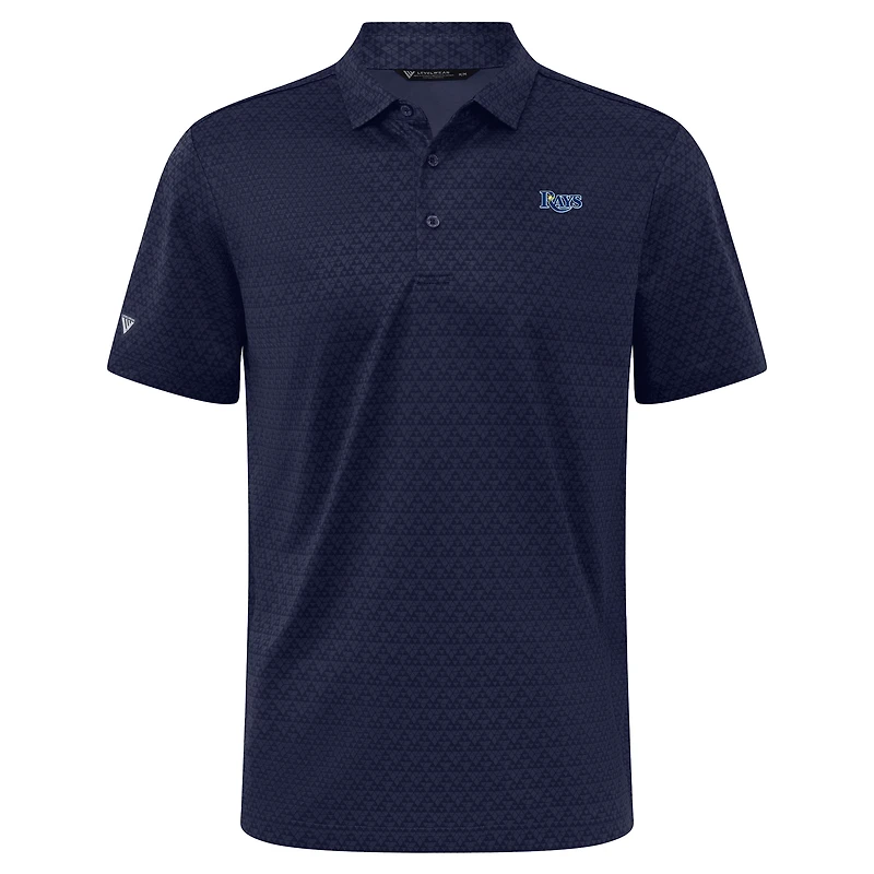 Polo bleu marine pour homme System Insignia 2.0 des Tampa Bay Rays de Levelwear