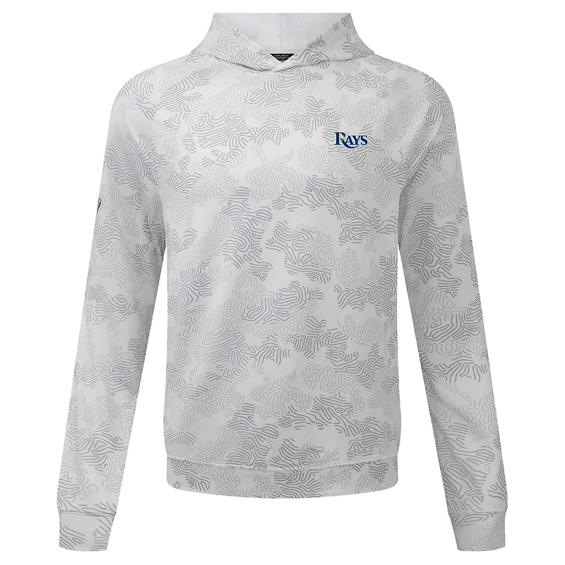 Sweat à capuche Blender Insignia 2.0 pour homme de niveau Levelwear, blanc, Tampa Bay Rays