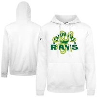 Sweat à capuche blanc pour homme Tampa Bay Rays St. Patrick's Day Podium Shamrock