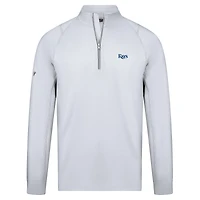 Men's Levelwear White Tampa Bay Rays Theory Insignia 2.0 Quarter-Zip Pullover Top
