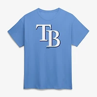 Men's Logo Athletic Navy Tampa Bay Rays Official T-Shirt