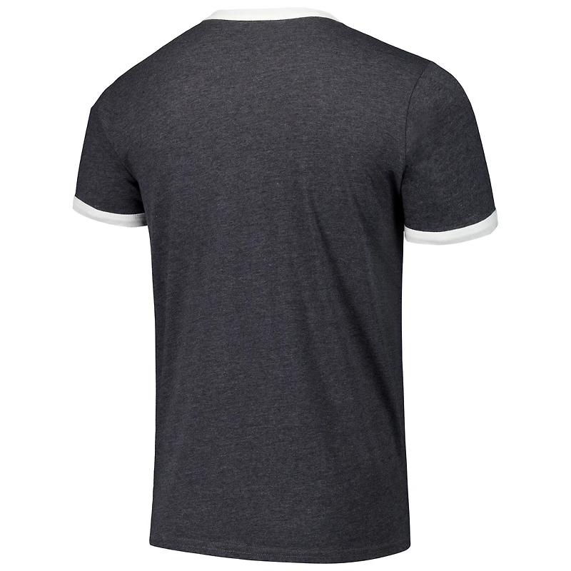 Men's Majestic Threads Navy Tampa Bay Rays Ringer Tri-Blend T-Shirt