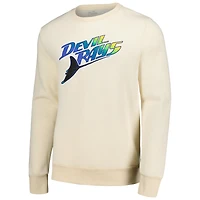 Chandail en molleton Majestic Threads Oatmeal Tampa Bay Rays pour hommes