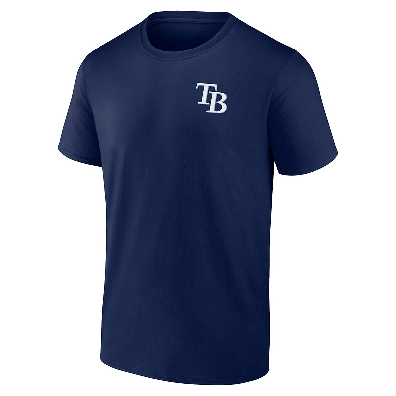 Men's  Navy Tampa Bay Rays Cuban Sandwich T-Shirt