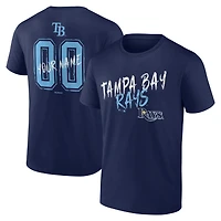 Men's Navy Tampa Bay Rays  Hustle Personalized Name & Number T-Shirt