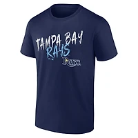 Men's Navy Tampa Bay Rays  Hustle Personalized Name & Number T-Shirt
