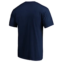 Men's  Navy Tampa Bay Rays Official Wordmark T-Shirt