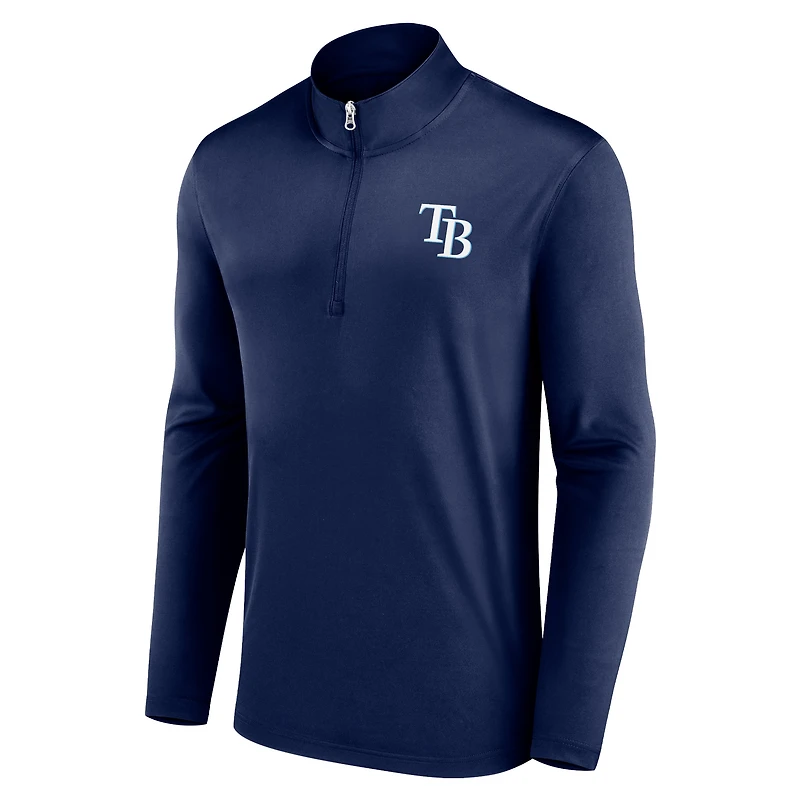 Men's Navy Tampa Bay Rays Underdog Mindset Quarter-Zip Jacket