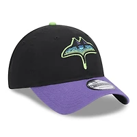 Casquette réglable noire Tampa Bay Rays 2024 City Connect 9TWENTY New Era pour hommes