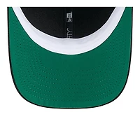 Casquette ajustable New Era noire 9FORTY M-Crown pour homme, style Temple de la renommée du baseball des Rays de Tampa Bay