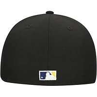 Casquette ajustée Tampa Bay Rays Duo Logo 2.0 59FIFTY noire New Era pour homme