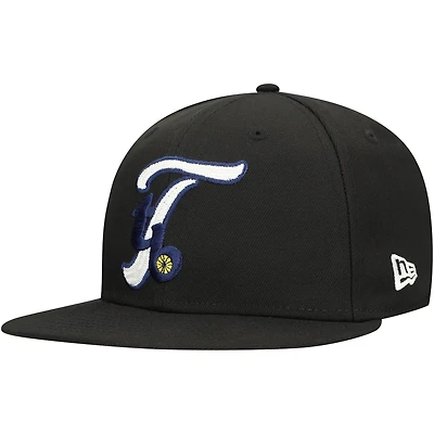 Casquette ajustée Tampa Bay Rays Duo Logo 2.0 59FIFTY noire New Era pour homme