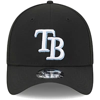 Casquette Flex 39THIRTY pour homme avec logo noir des Rays de Tampa Bay New Era