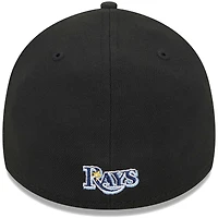Casquette Flex 39THIRTY pour homme avec logo noir des Rays de Tampa Bay New Era