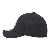 Men's New Era  Black Tampa Bay Rays Metallic 39THIRTY M-Crown Flex Hat
