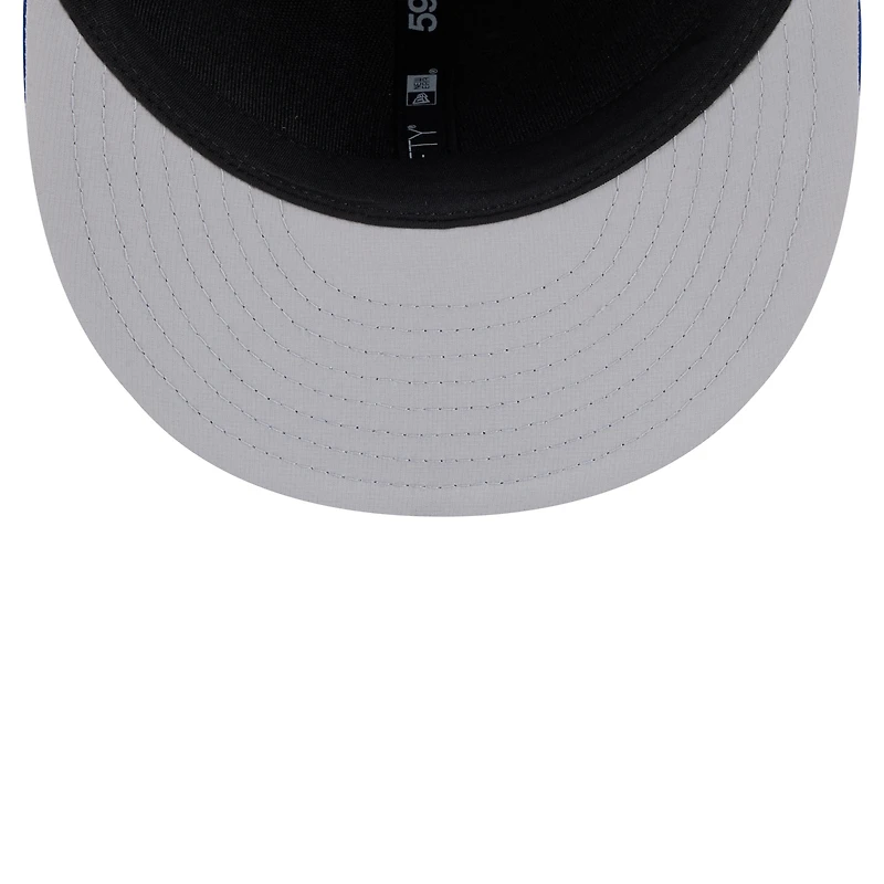 Casquette ajustée New Era bleue Tampa Bay Rays 2026 Clubhouse 59FIFTY pour homme