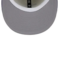 Casquette ajustée New Era 59FIFTY Chrome pour homme des Tampa Bay Rays de couleur crème