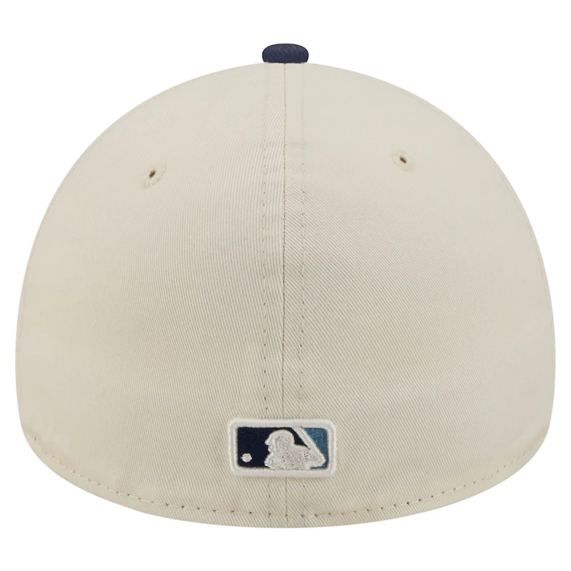 Casquette ajustée New Era crème Tampa Bay Rays 59FORTY pour homme