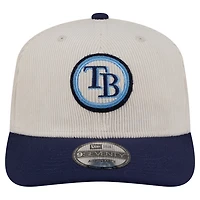 Men's New Era  Cream Tampa Bay Rays Loyal 9SEVENTY Adjustable Hat