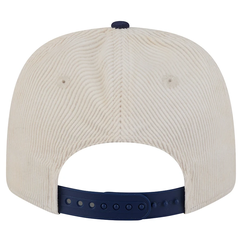 Casquette ajustable New Era 9SEVENTY crème Tampa Bay Rays pour homme