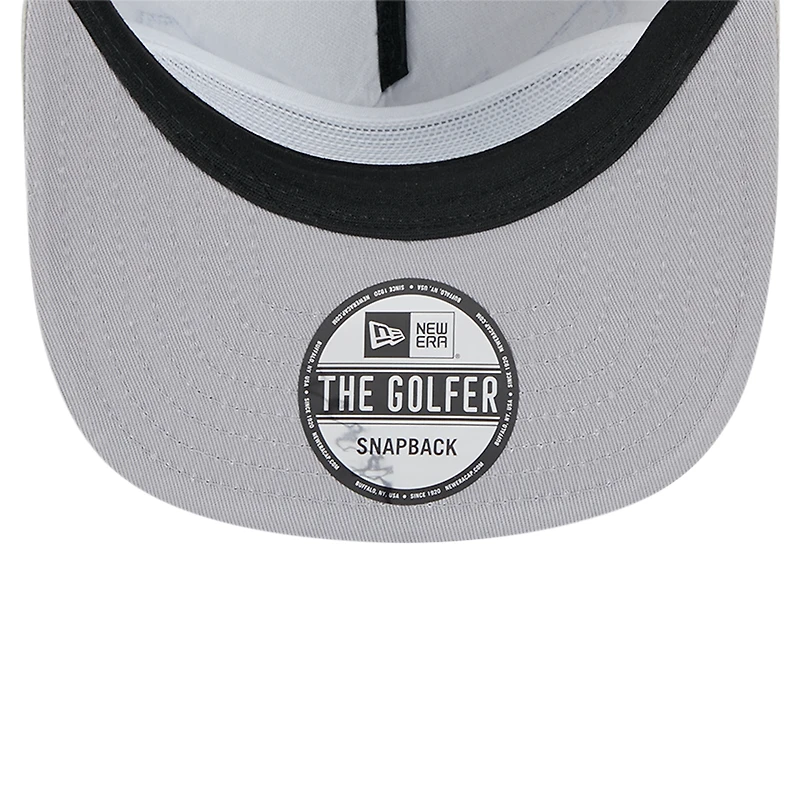 Casquette de golf Snapback en velours côtelé Tampa Bay Rays grise New Era pour homme
