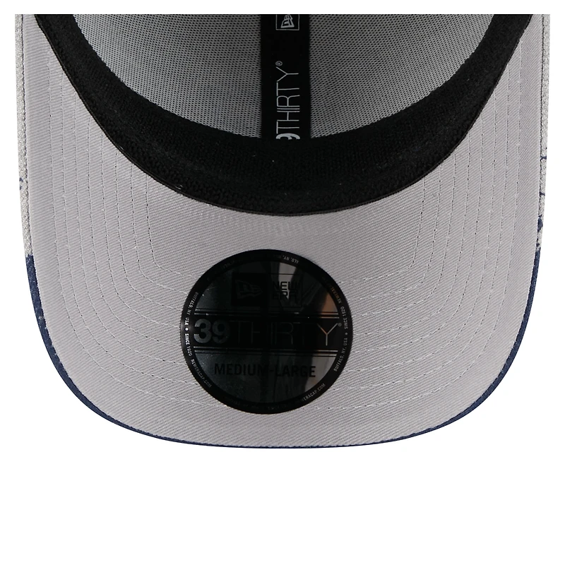 Casquette New Era 39THIRTY Flex grise à visière des Rays de Tampa Bay pour homme