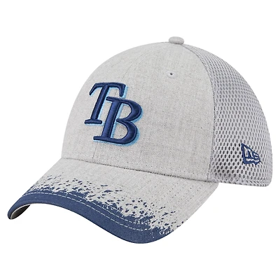 Casquette New Era 39THIRTY Flex grise à visière des Rays de Tampa Bay pour homme