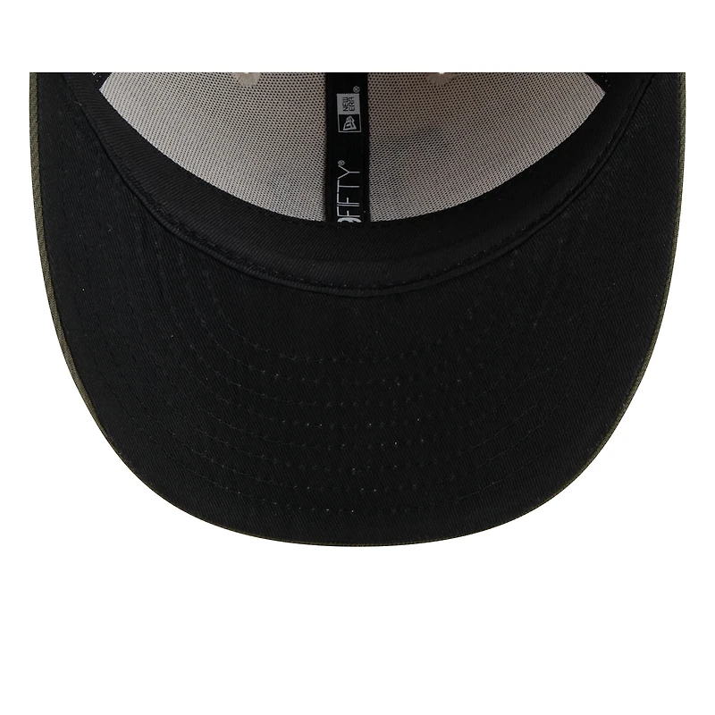 Casquette ajustée 59FIFTY basse pour homme New Era beige clair/olive Tampa Bay Rays 2025 Armed Forces Day