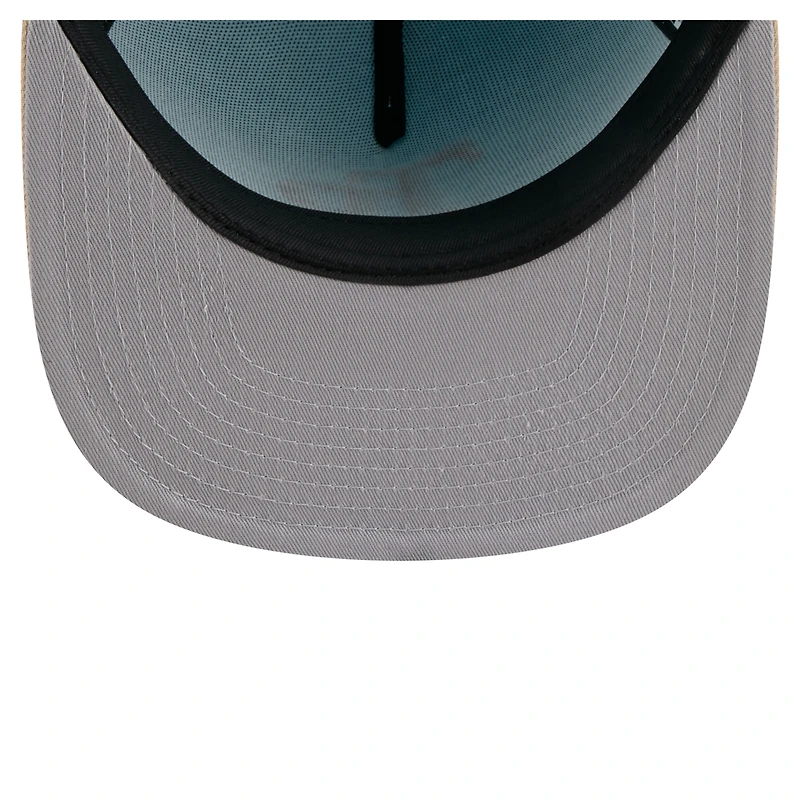 Men's New Era  Light Blue/Light Beige Tampa Bay Rays Color Pack A-Frame 9FIFTY Snapback Hat