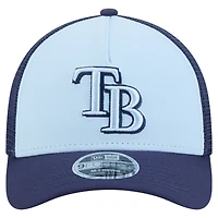 Casquette ajustable New Era 9FORTY M-Crown A-Frame bleu clair/bleu marine pour homme